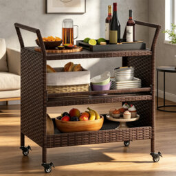 Metal Bar Cart