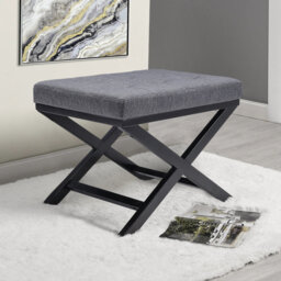 Linen Upholstered Bench