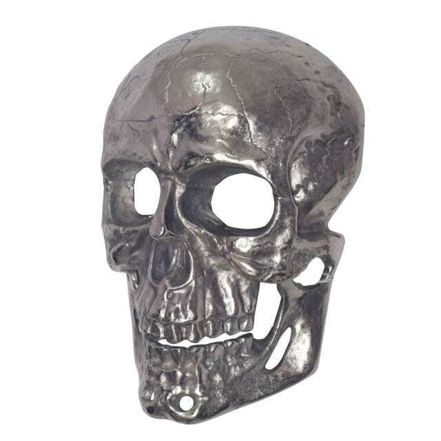 Wall Decoration Skull 41cm Aluminum Gold Skull Decoration Skull