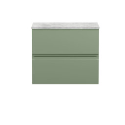 Urban Urban 600mm Wall Hung Single Vanity Unit with Worktop