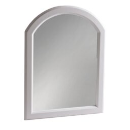 Hocking Wood Flat Wall Mirror