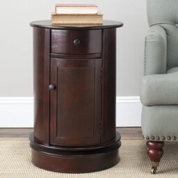 Chaim Solid Wood Tree Stump End Table