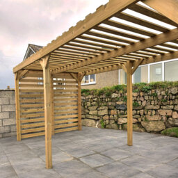 Aristes Solid Wood Pergola