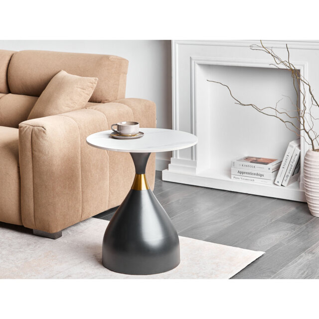 Ceramic Black ITUNA Side Table