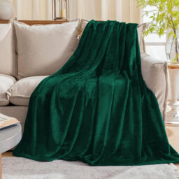 Faux Fur Reversible Fleece Throw Blanket – Soft & Cozy
