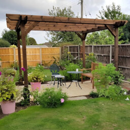 Baudoin Solid Wood Pergola