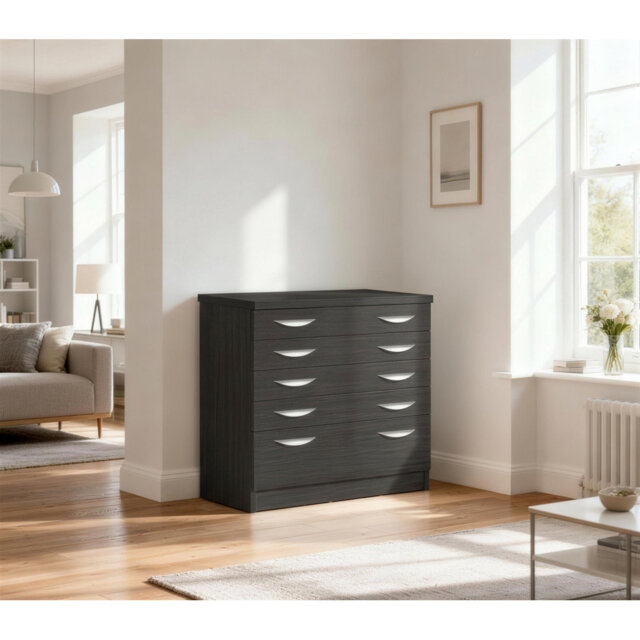 Barcomb 85cm Wide 5 -Drawer File Cabinet