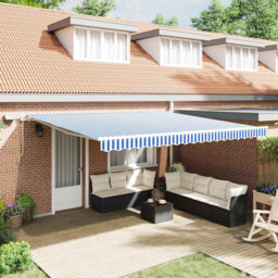 Brayden Studio 300cm D Polyester Cover Retractable Door / Window Awning