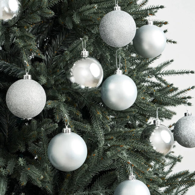 50mm/9Pcs Christmas Baubles Shatterproof Champagne Gold,Tree DÃ©cor