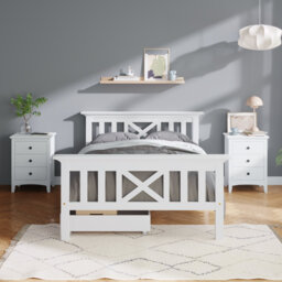 Harpor Solid Wood Storage Bed