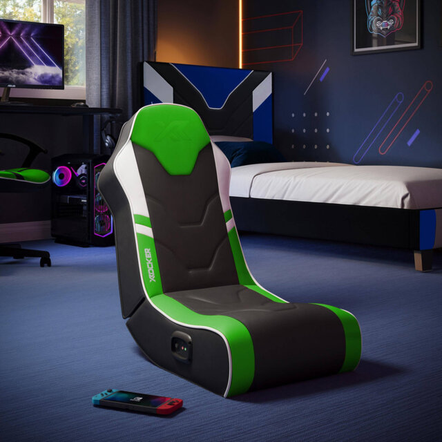 X Rocker Shadow 2.0 Audio Floor Rocker Gaming Chair