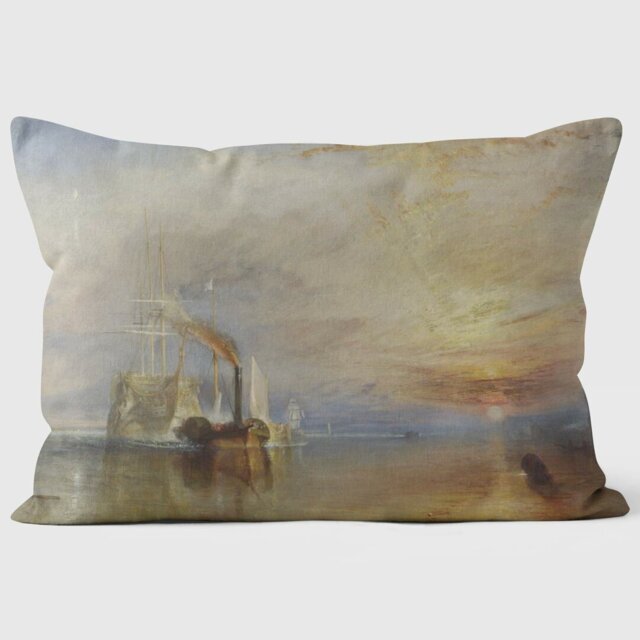 The Fighting Temeraire - J.M.W. Turner - National Gallery Cushion