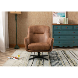 Adalade Upholstered Swivel Accent Chair