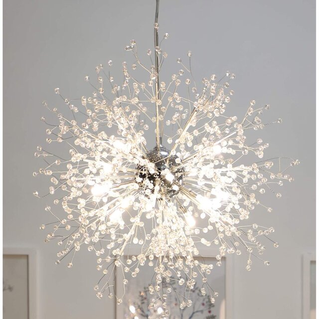 Alliee 8-Light Unique Crystal Chandelier with 8 Bulbs Included