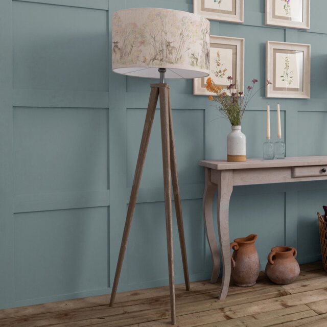 158cm Brown Tripod Floor Lamp