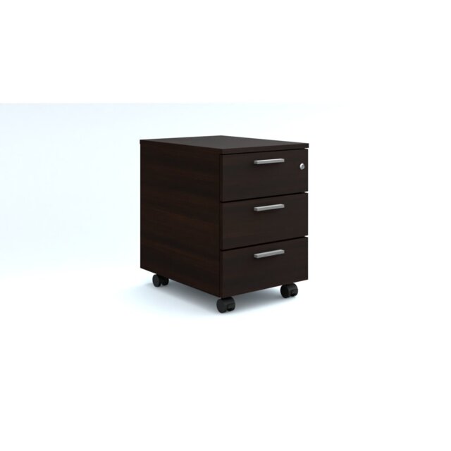 Traskwood 42cm Wide 3 -Drawer Mobile File Cabinet