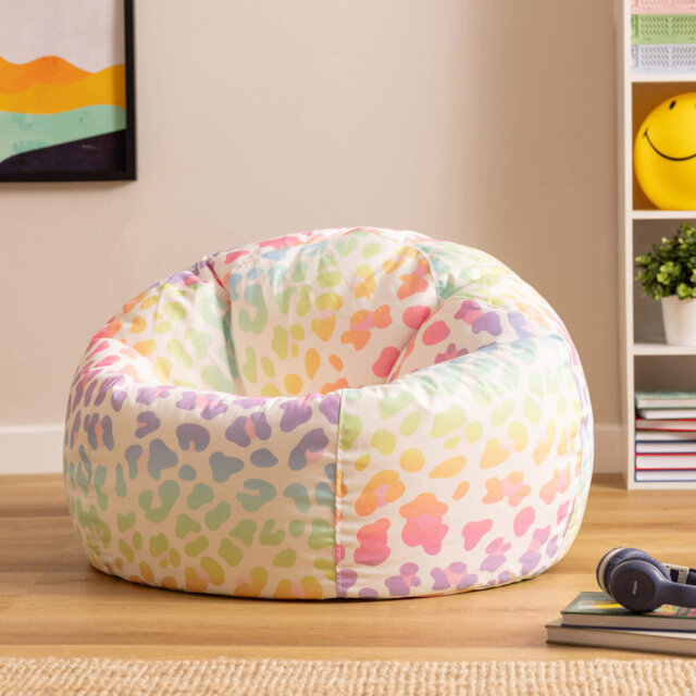 Bean Bag Bazaar Kids Ombre Mermaid Print Classic Bean Bag, Multicolour