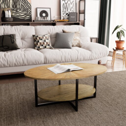 Agora Solid Coffee Table with Storage