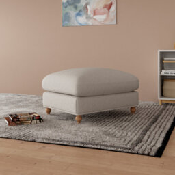 Velvet Ottoman