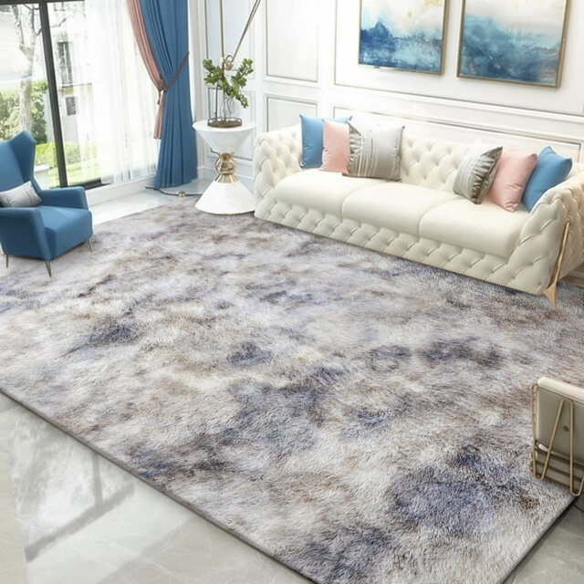 Shaggy Area Rug Durable Non-Slip Cozy Home Rug