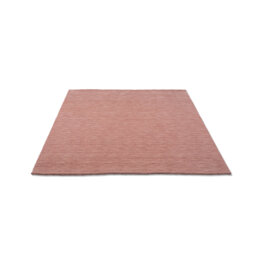 Hand Loomed Wool Pink Rug