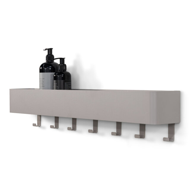 MULTI Steel Wall 7 - Hook Wall Mounted Coat Rack