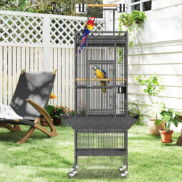 156.3cm Steel Floor Bird Cage