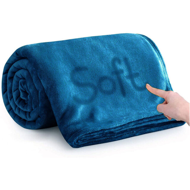 Zygi Reversible Mink Faux Plush Fur Fleece Throw/ Blanket