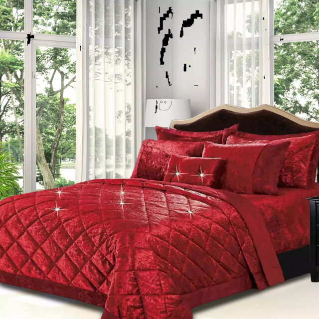 Polyester Bedspread with Pillow Shams Included