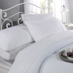 Cotton Solid Colour Duvet Cover Set with Pillowcases Included