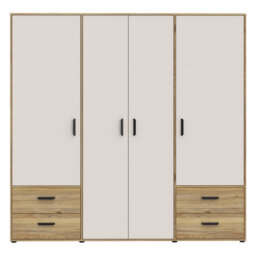 Mokkaro Manufactured Wood Wardrobe