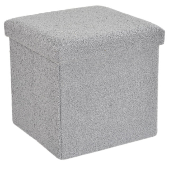 38 FOLDABLE BOUCLE STORAGE BOX