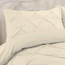 Reginia Cotton Blend Solid Colour Duvet Cover Set with Pillowcases Included