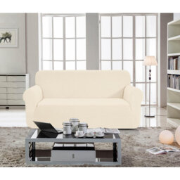 Stylish Sofa Cover Stretch 1-Piece Sofa Slipcovers High Stretch Sofa Covers 3 Seater Thick Soft Sofa Protector Machine Washable Non Slip Couch Covers