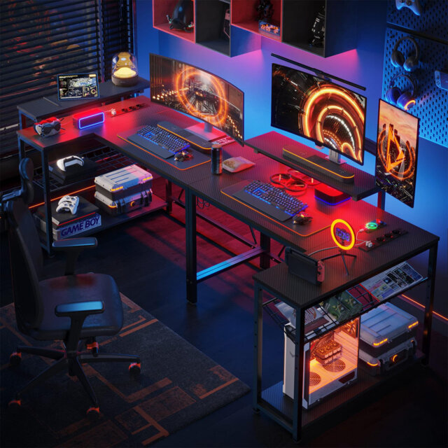 Lippencott L-Shaped Computer Desk