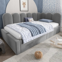 Generosa Single Size Upholstered Daybed with Storage,Guest Bed for Living Room
