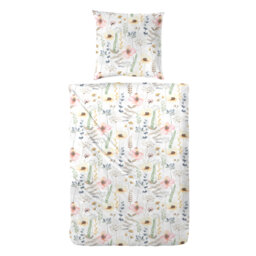 Kurie Cotton Floral Duvet Cover Set with Pillow Shams Included