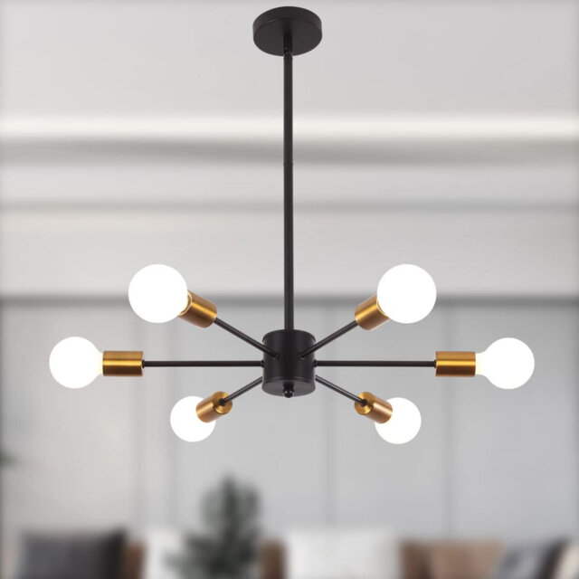 Angstrom 6 - Light Dimmable Sputnik Sphere Chandelier