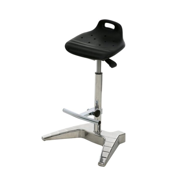 Height-adjustable office stool