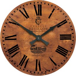 Large French Wine Château Wall Clock - 49.6cm