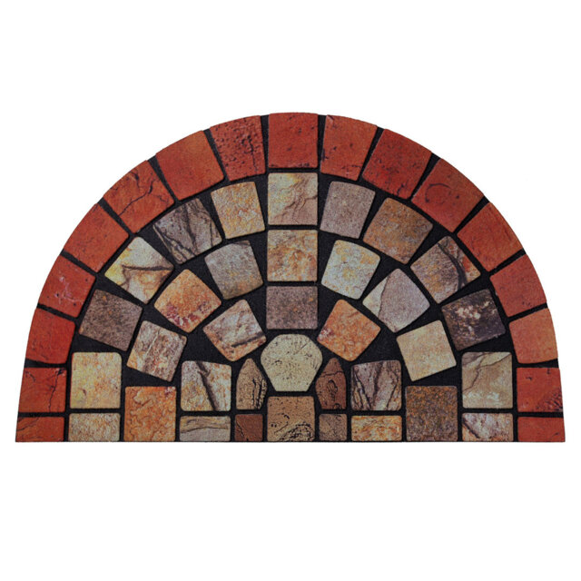 Colourful Halfmoon Doormat