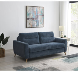 2 Seater Textured Fabric Sofa Bed