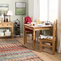 Dermott Dining Set with 2 Chairs