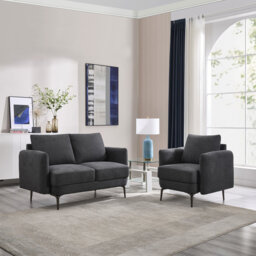 Delbreco 1+2 Seater Fabric Sofa Set