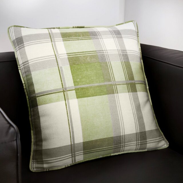 Plaid Square Cushion Cover