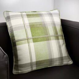Plaid Square Cushion Cover