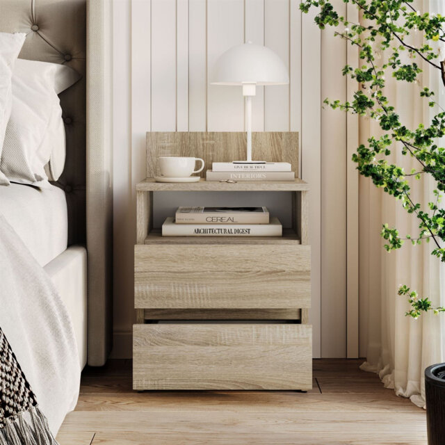 Plywood / Laminate Board Bedside Table