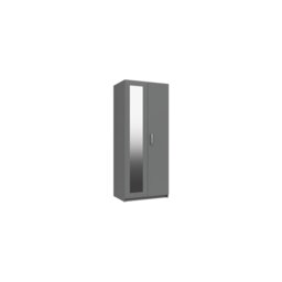 Narvaez 2 Door Manufactured Wood Wardrobe