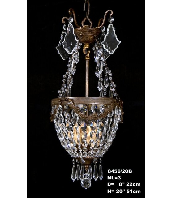 Cowie 3 - Light Crystal Chandelier