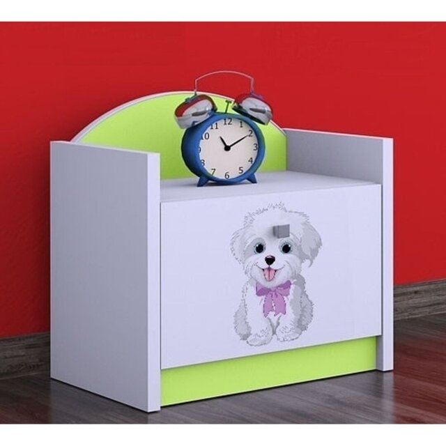 Dion Dog with a Bow Bedside Table